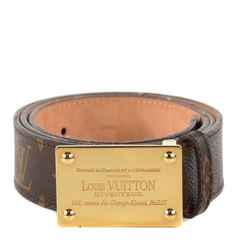 louis vuitton inventeur belt fake|louis vuitton inventeur belt buckle.